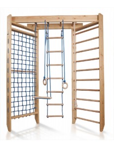 Spalliera in legno con accessori – l’angolo sportivo perfetto per tutta la famiglia!