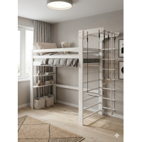 Letto per bambini con spalliera svedese