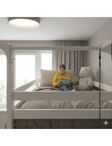 Letto per bambini con spalliera svedese – sonno, gioco e movimento in uno