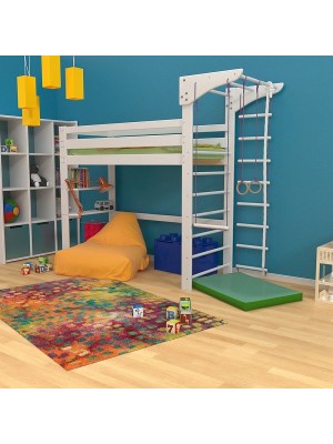 Letto per bambini con spalliera svedese