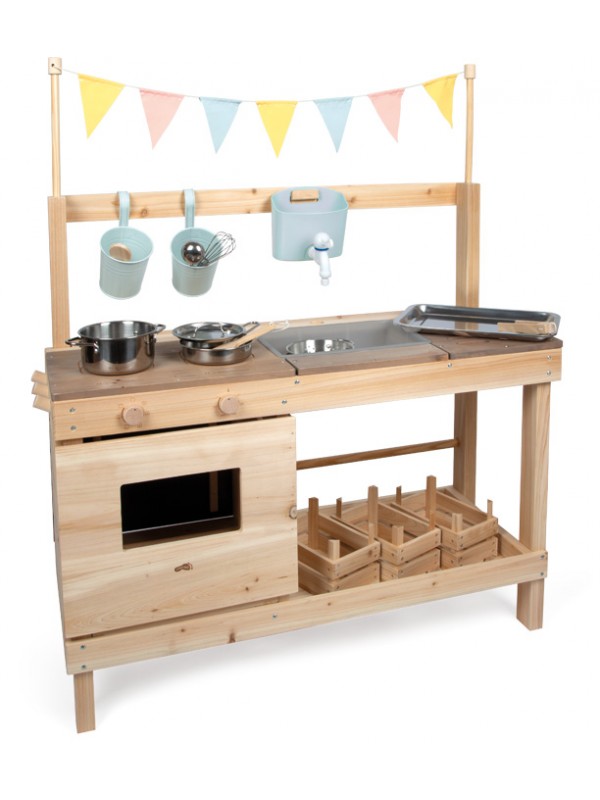 Cucina e Negozio Esterno per Gioco con Acqua e Sabbia