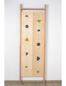 Climboo – struttura in legno con prese da arrampicata