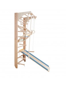 Scaletta bambini con sbarra superiore mobile e accessori