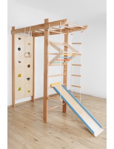 Ginnico in legno con accessori – Angolo sportivo familiare