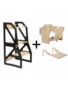 Accessori Pomagalček – seggiolone evolutivo e vassoio pappa